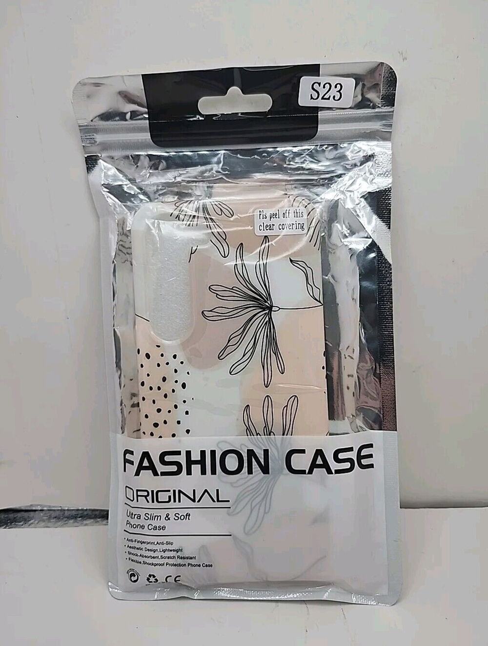 NEW J. West Samsung S23 Ultra Slim & Soft Phone Case Fashion Boho Floral Pink